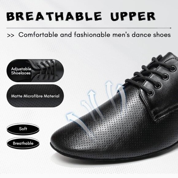 NEW - Men Ballroom Dance Shoes - Picture 3 of 6